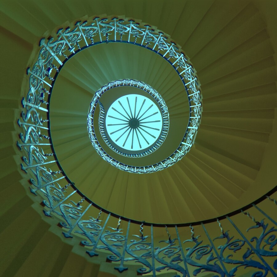 Tulip Staircase, Queens House, Greenwich - Kevin Cannings
